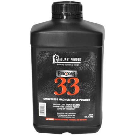 Alliant Reloder 33 Smokeless Rifle Powder 8 Lb Alliant Reloder 33 Smokeless Rifle Powder 8 Lb